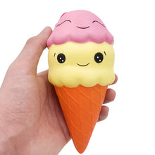 Load image into Gallery viewer, Jumbo Cheese Chocolate Biscuits Cute Squishy Slow Rising Soft Squeeze Toy Phone Strap Scented Relieve Stress Funny Kid Xmas Gift